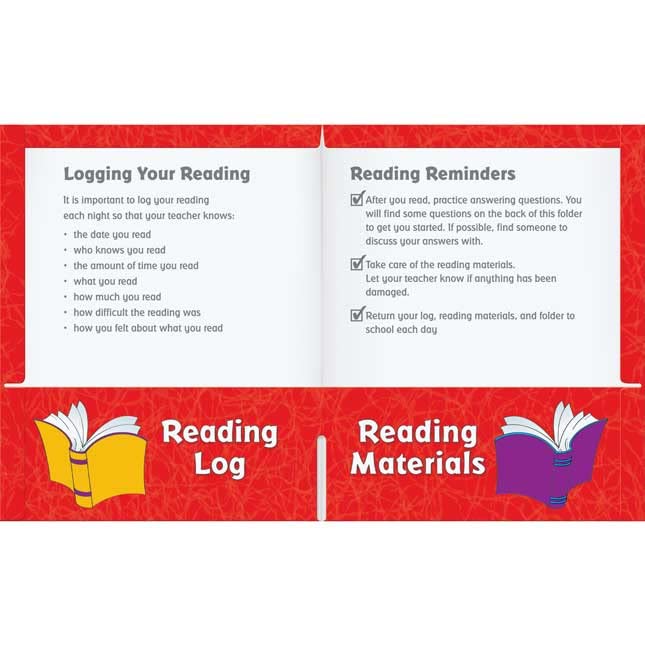 Really Good Stuff Read Every Day Student Folders - Pack of 12, 9"?" x 12" Laminated 2-Pocket Folders - Image 3