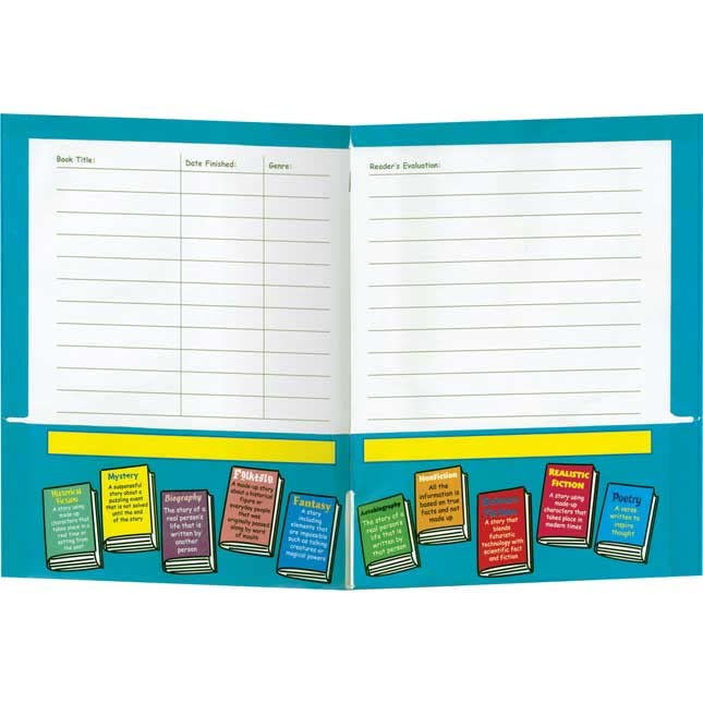 Really Good Stuff Reading Reference 4-Pocket Folder Intermediate - 12 folders - Image 3