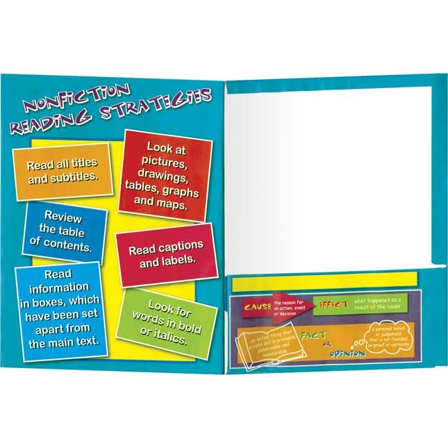 Really Good Stuff Reading Reference 4-Pocket Folder Intermediate - 12 folders - Image 4
