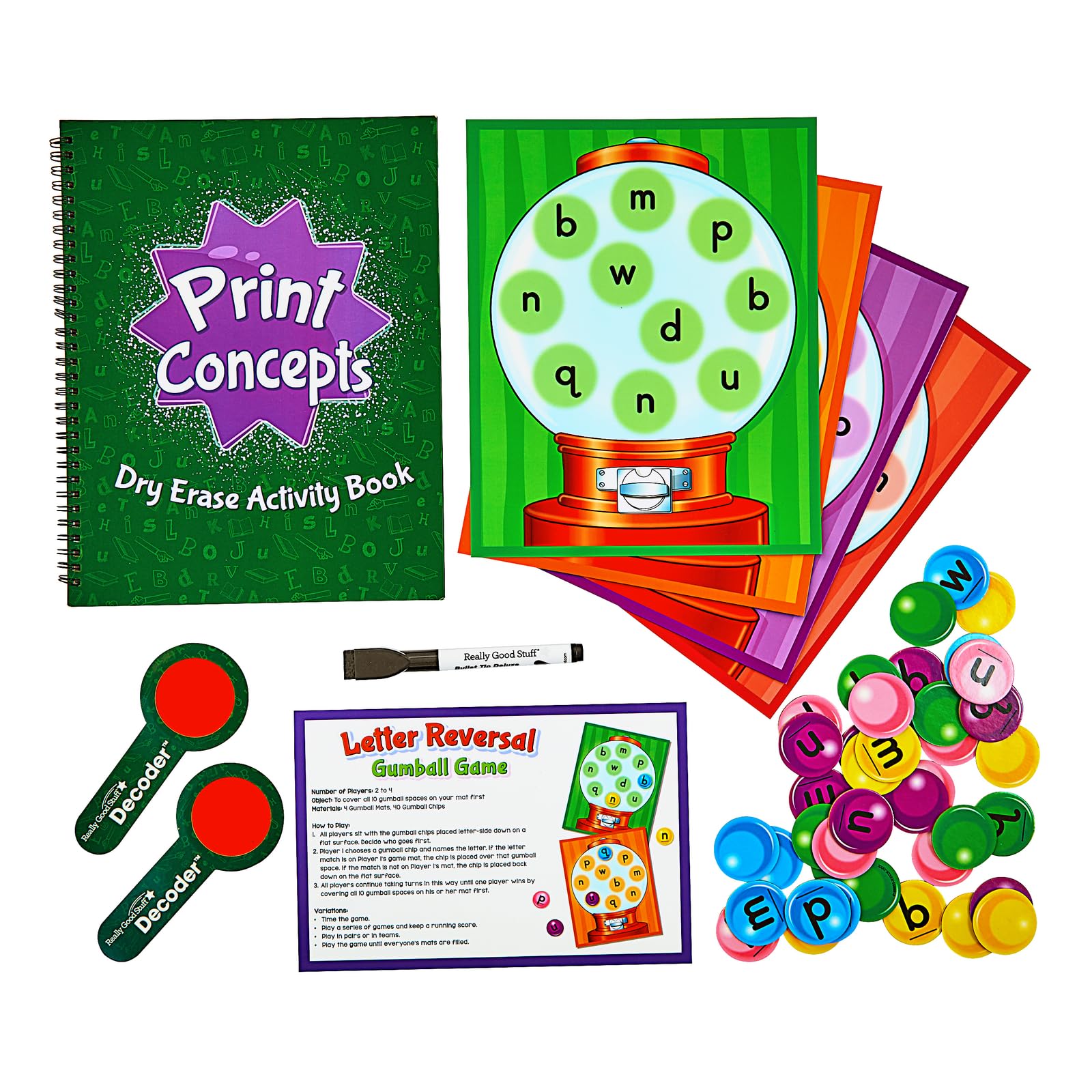 Really Good Stuff Reading Skills: Grade Pre-K - Print Concepts - Image 4