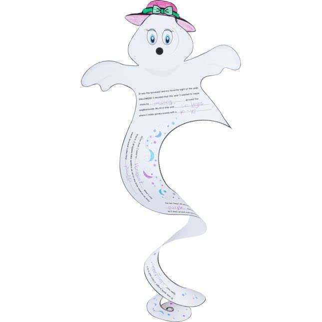 Really Good Stuff Ready-to-Decorate Fill-in-The-Blank Ghosts - 24 Posters - Image 3