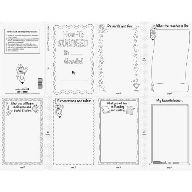 Really Good Stuff Ready-to-Decorate How-to Succeed Guides - 24 booklets - Image 6