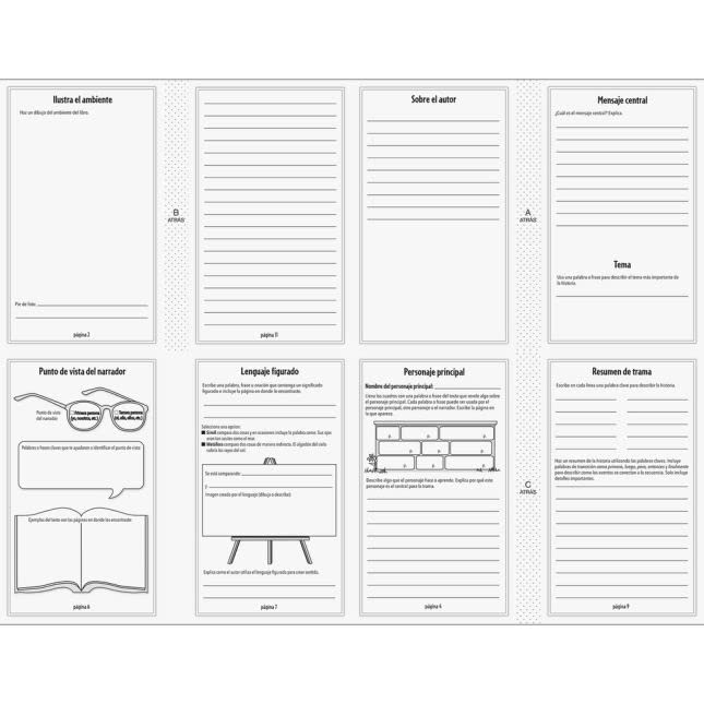 Really Good Stuff Ready-to-Decorate Spanish Book Reports (Reporte del Libro) - 24 booklets - Image 4