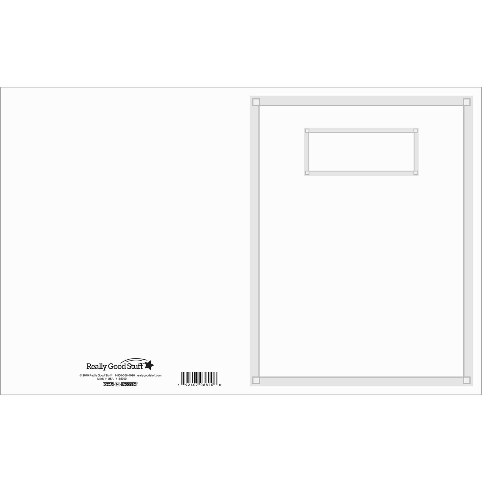 Really Good Stuff Ready-To-Decorate Writing Journals - 12 journals - Image 2