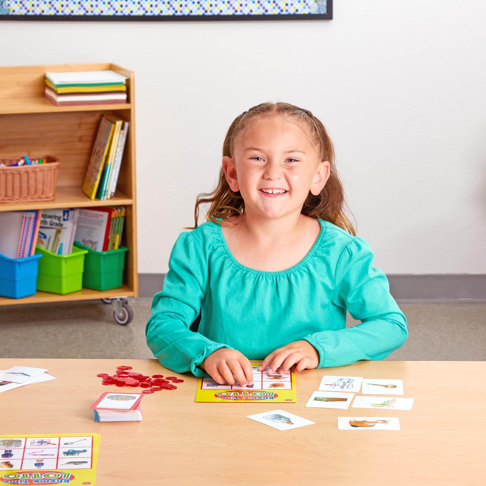 Really Good Stuff Rhyme Time Lotto Literacy Center - 1 Literacy Center - Image 3