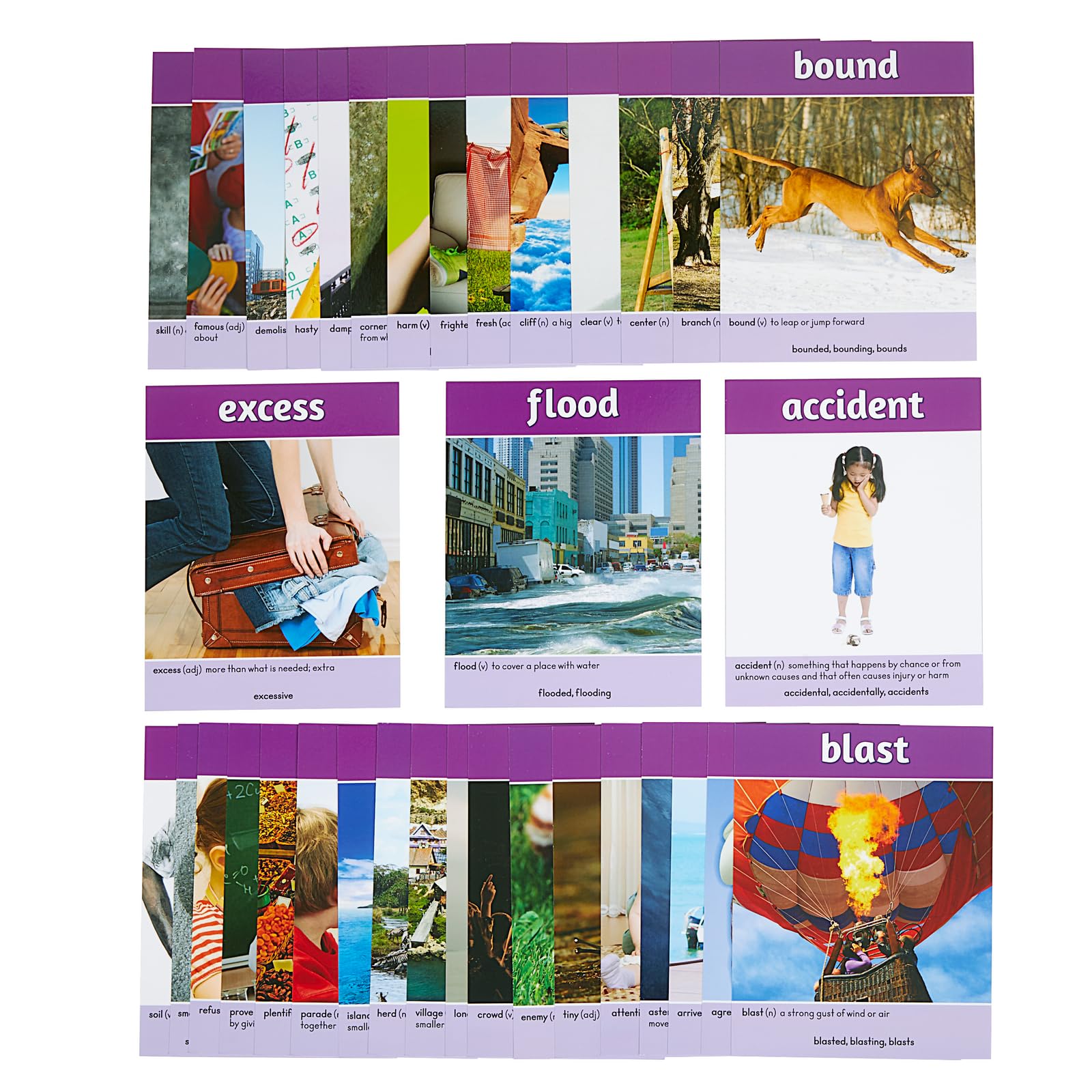 Really Good Stuff Robust Tier 2 Vocabulary Cards: Level 1-35 Photo Cards