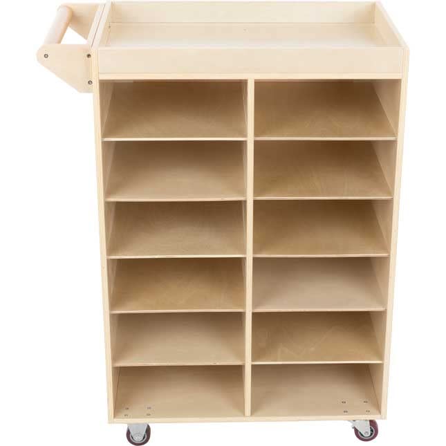 Really Good Stuff Rolling Organizer with Magnetic Dry Erase Board - Image 6