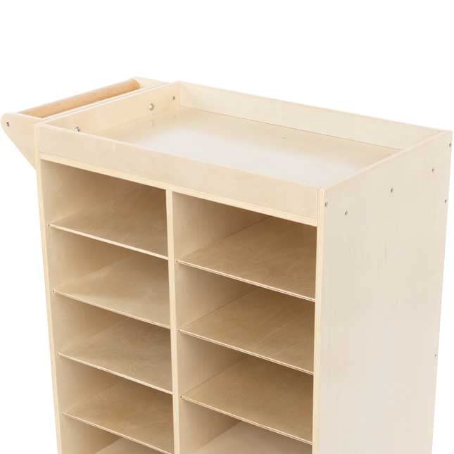 Really Good Stuff Rolling Organizer with Magnetic Dry Erase Board - Image 8