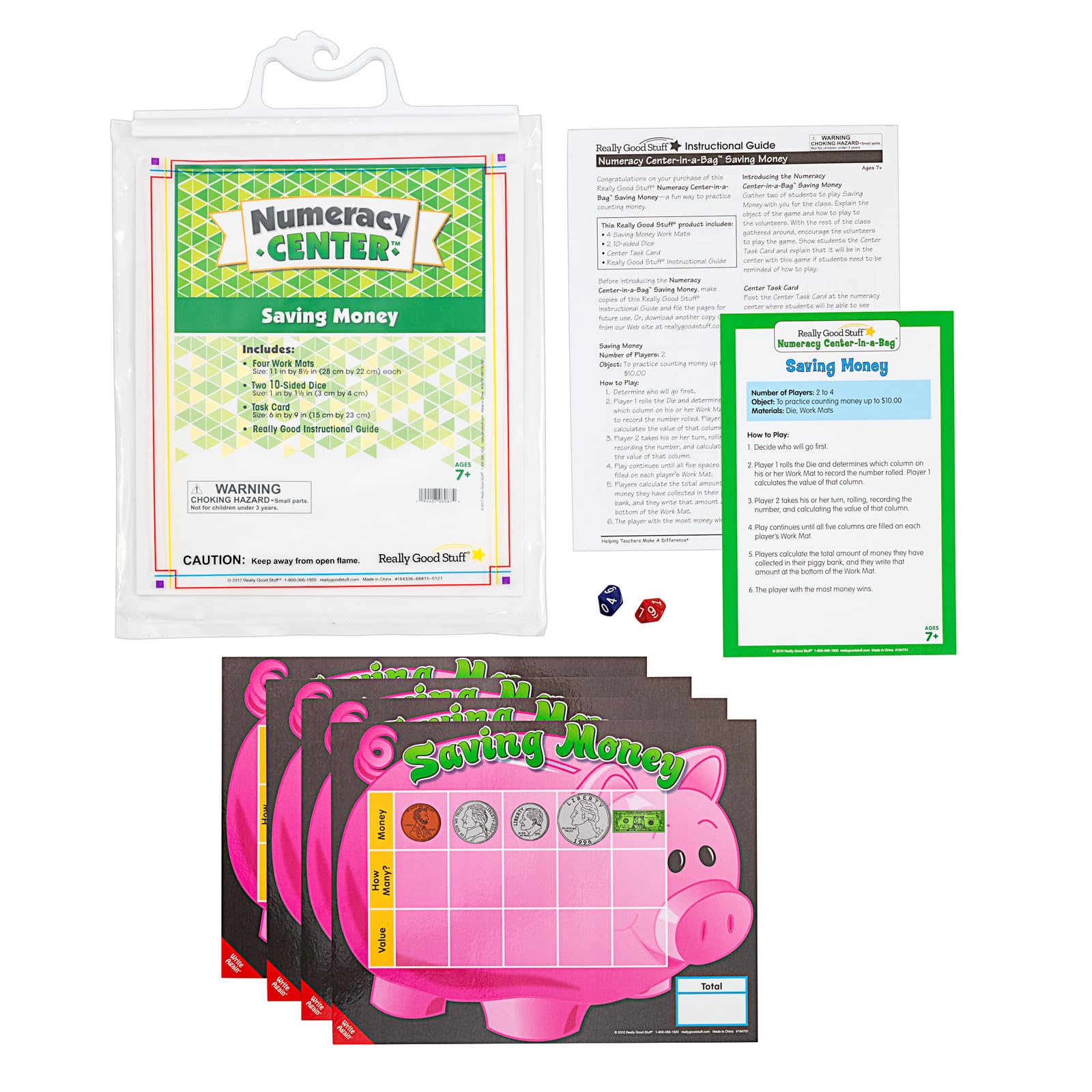 Really Good Stuff Saving Money Numeracy Center - 1 numeracy Center