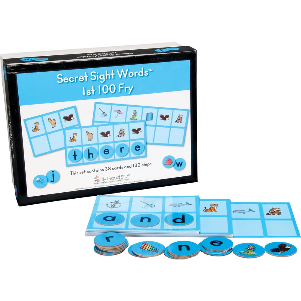 Really Good Stuff Secret Sight Words - 1st 100 Fry