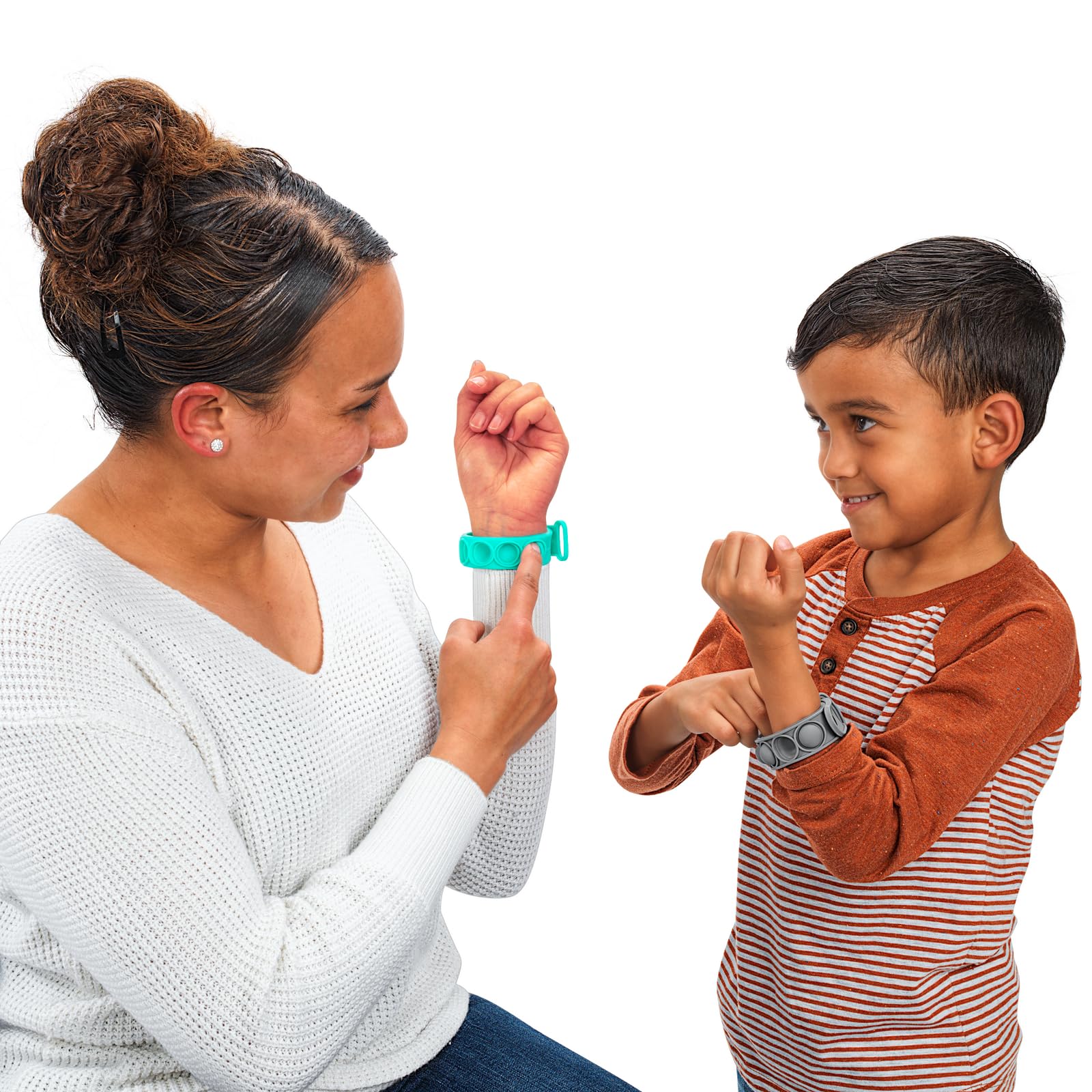 Really Good Stuff Sensory Bracelet Set of 6 - Calming Fidget Toy, Pop Bracelet for Stress & Anxiety Relief, Push Pop Bubble Fidget Sensory Toy - Fun Sensory Tool for Kids - Image 5