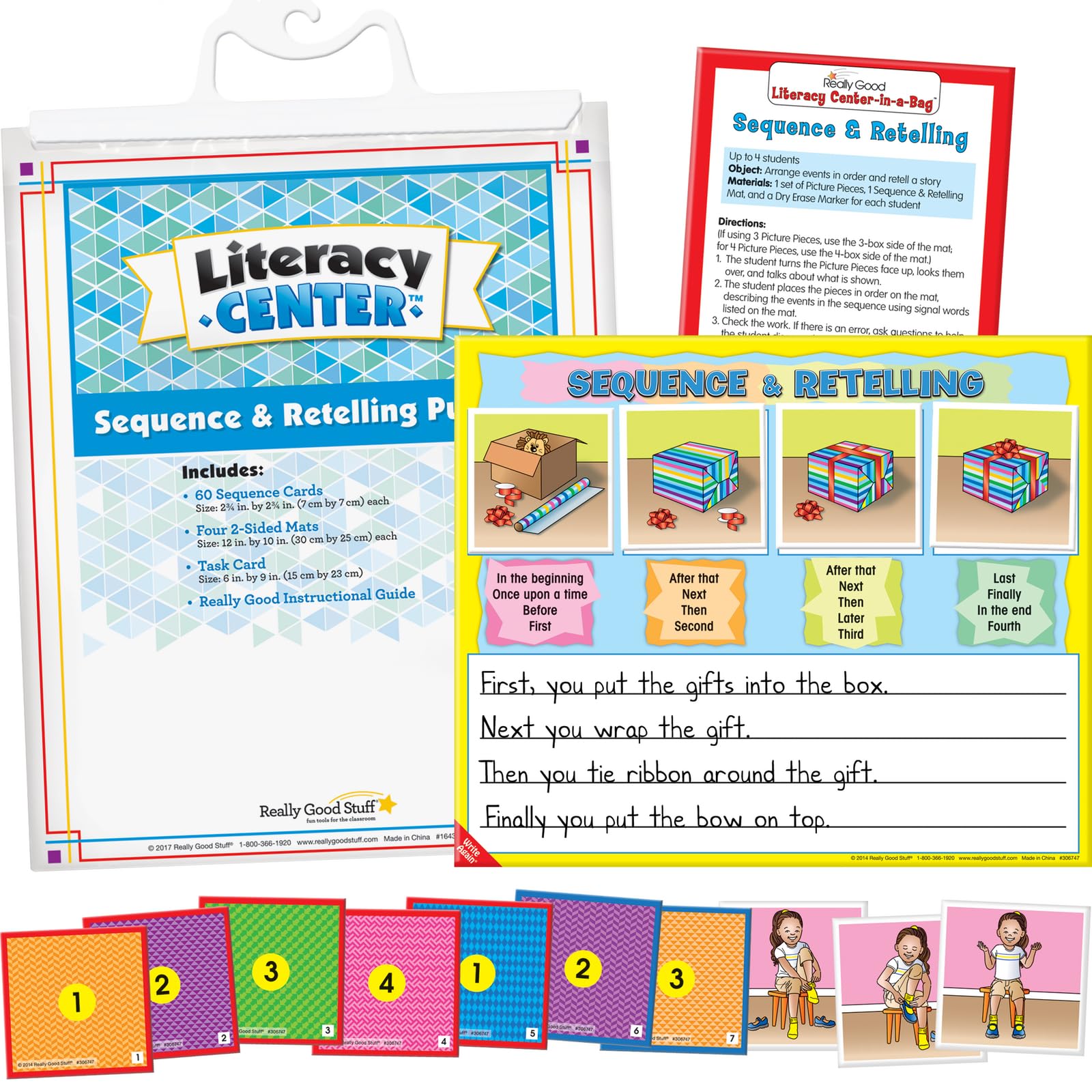 Really Good Stuff Sequence and Retelling Puzzles Literacy Center - 1 Literacy Center
