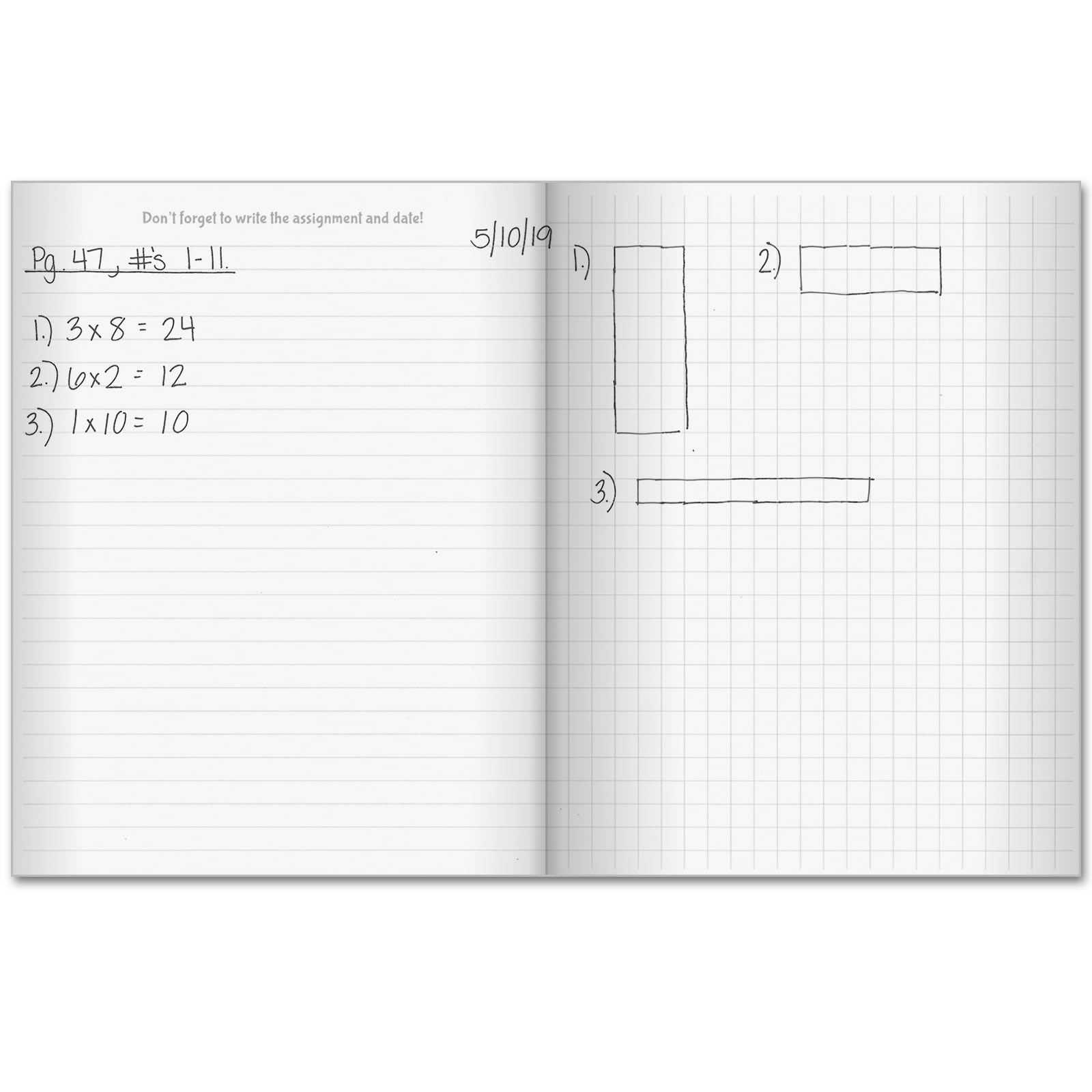 Really Good Stuff Show-Your-Work Math Journals - 12 journals - Image 4