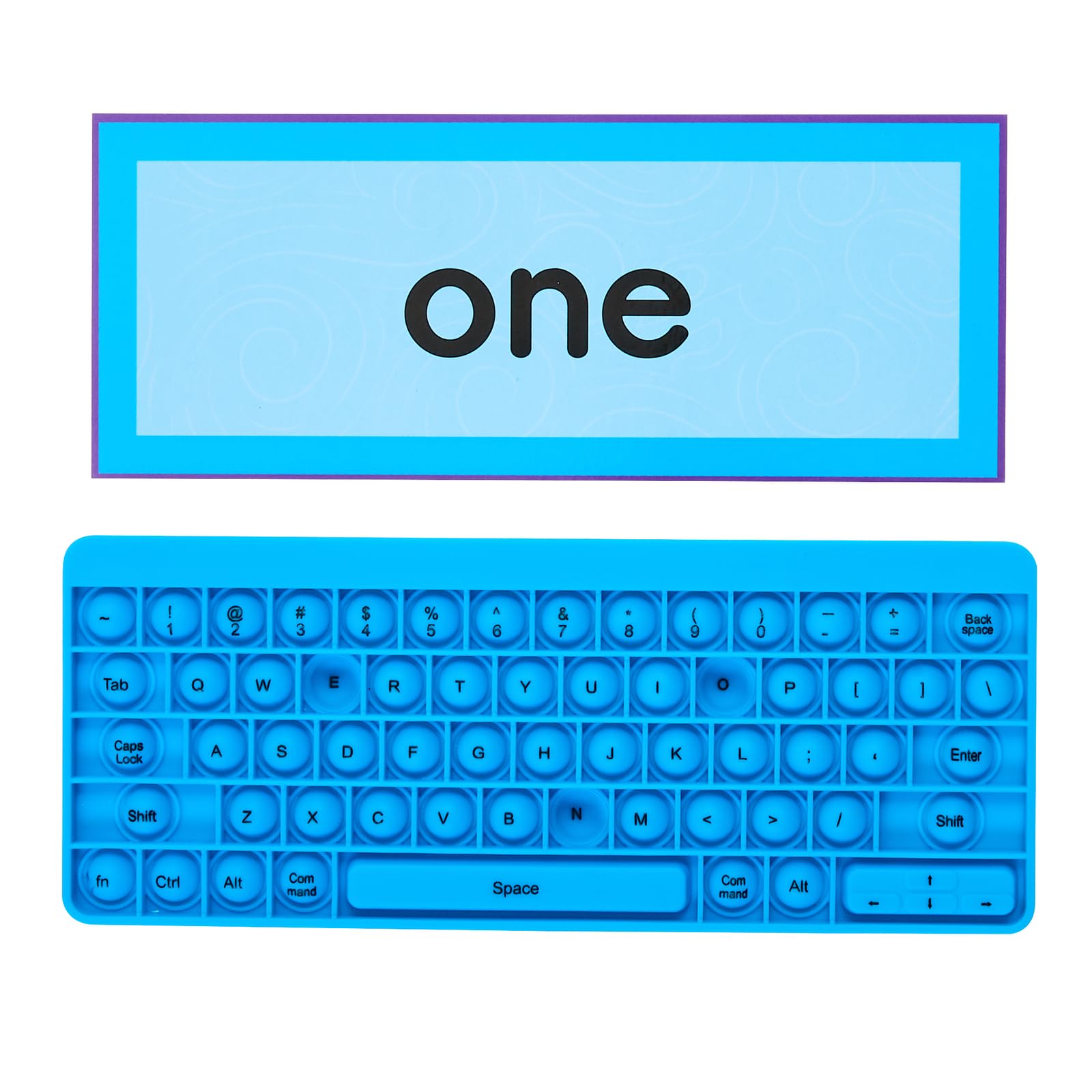 Really Good Stuff Sight Words Pop and Type Activity - 2 Keyboards, 100 Cards - Image 3