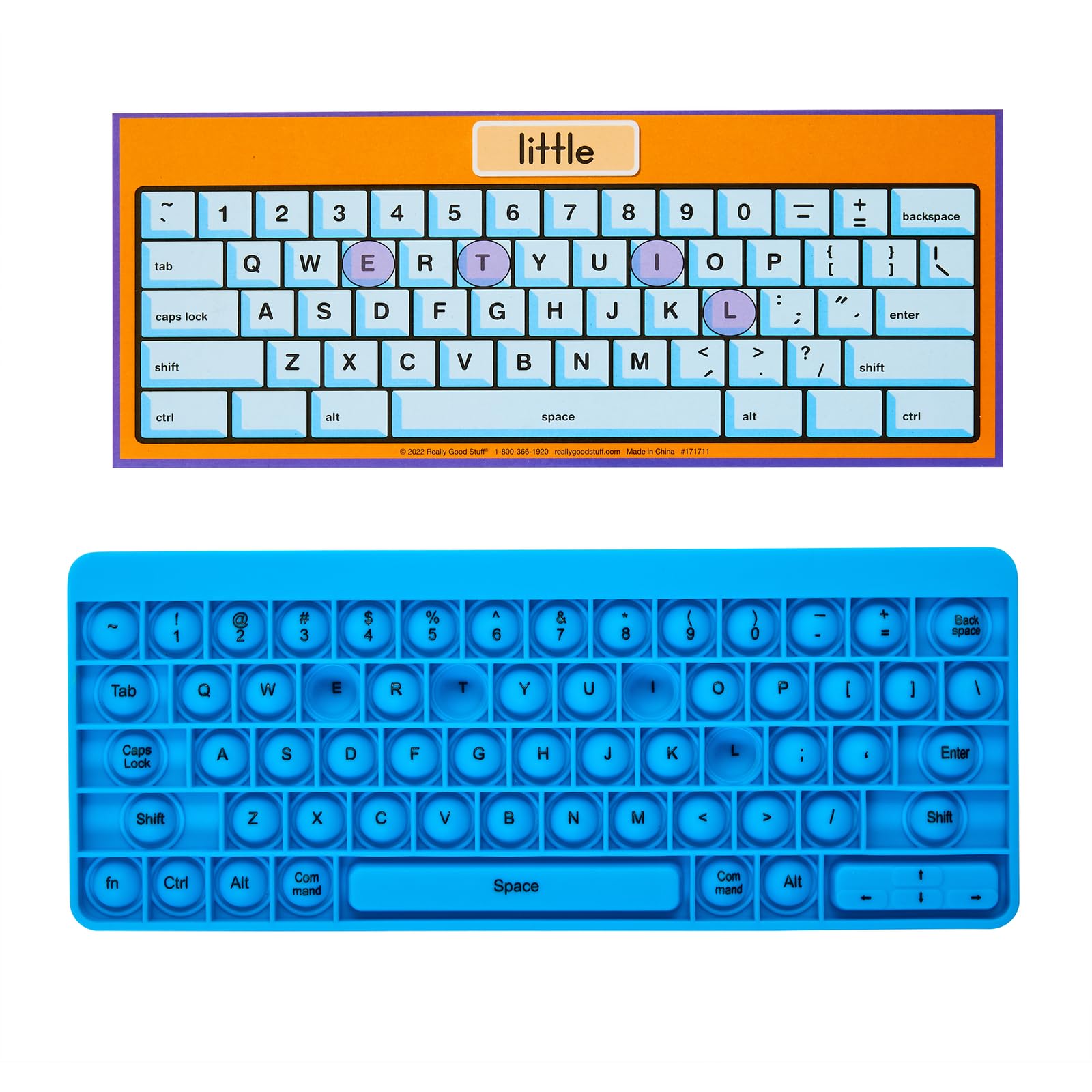Really Good Stuff Sight Words Pop and Type Activity - 2 Keyboards, 100 Cards - Image 4