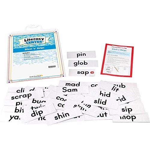 Really Good Stuff Silent 'e' Strips Literacy Center - 1 Literacy Center