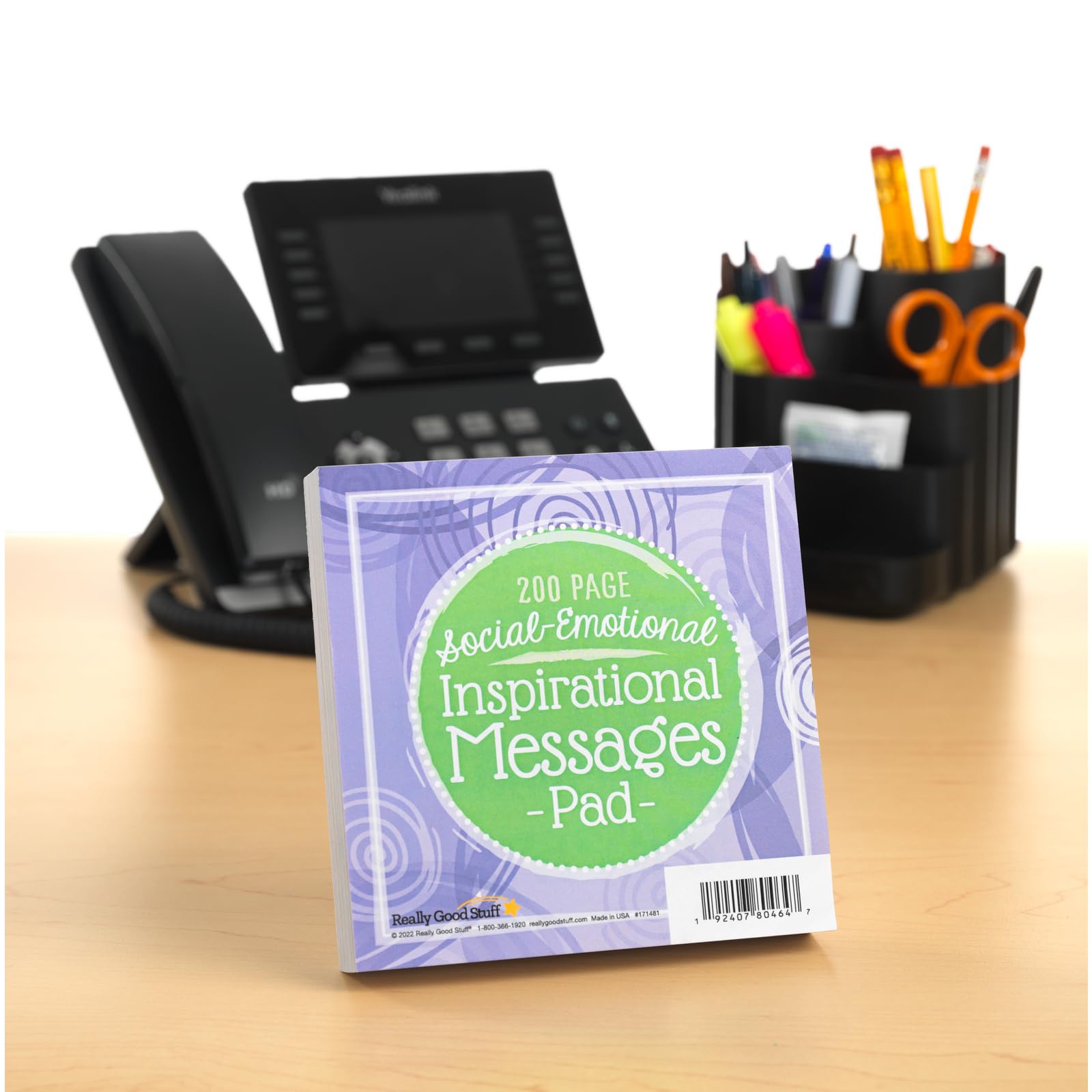 Really Good Stuff Social-Emotional Inspirational, Motivating & Self Care Messages Pad - Image 3