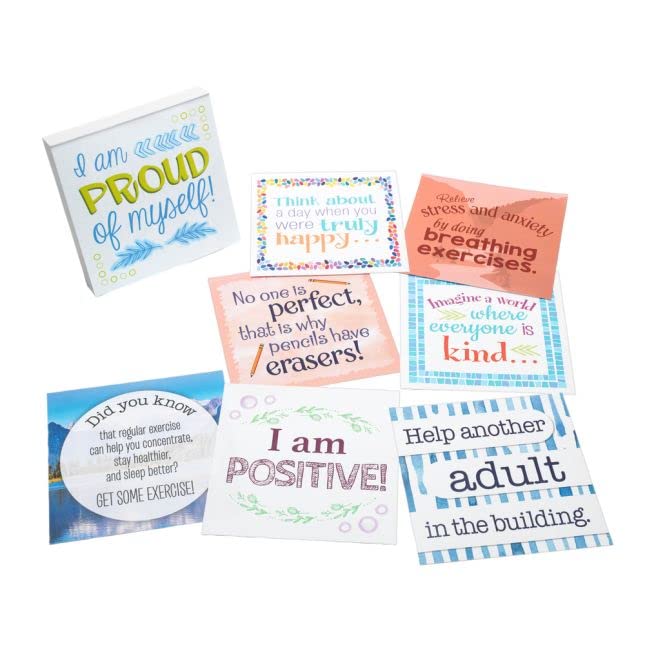Really Good Stuff Social-Emotional Inspirational, Motivating & Self Care Messages Pad - Image 6