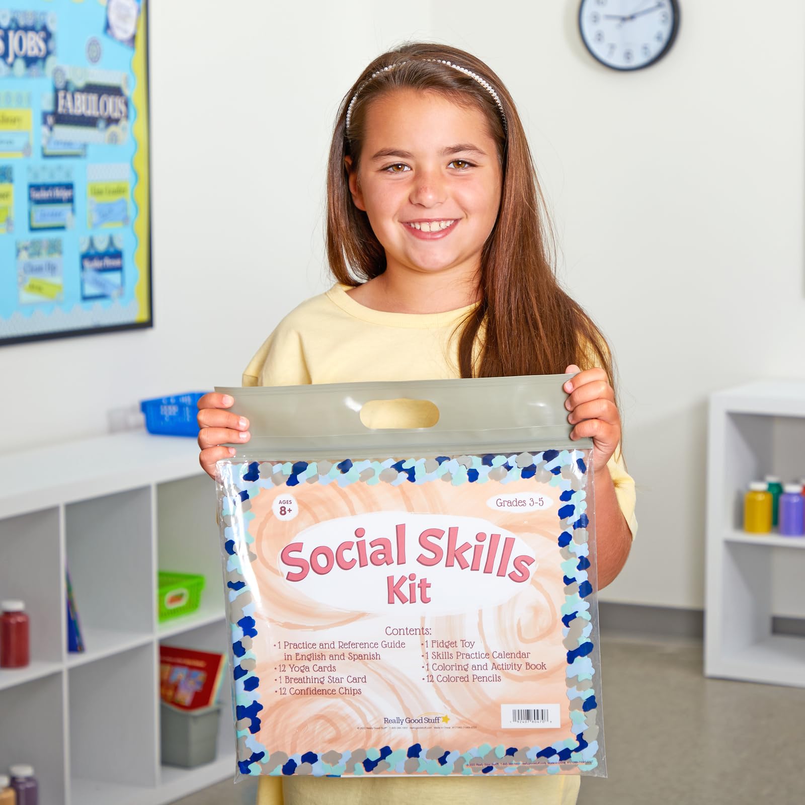 Really Good Stuff Social Skills Kit - Grades 3-5, Intermediate - Communication and Collaboration - Social Interaction - Mental Health - Image 3