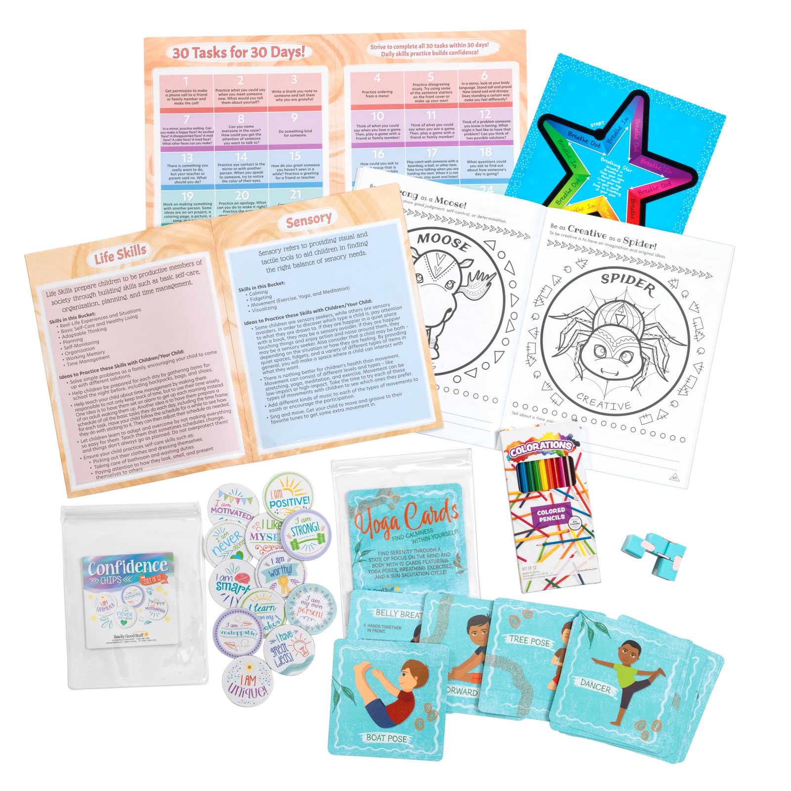 Really Good Stuff Social Skills Kit - Grades 3-5, Intermediate - Communication and Collaboration - Social Interaction - Mental Health - Image 5