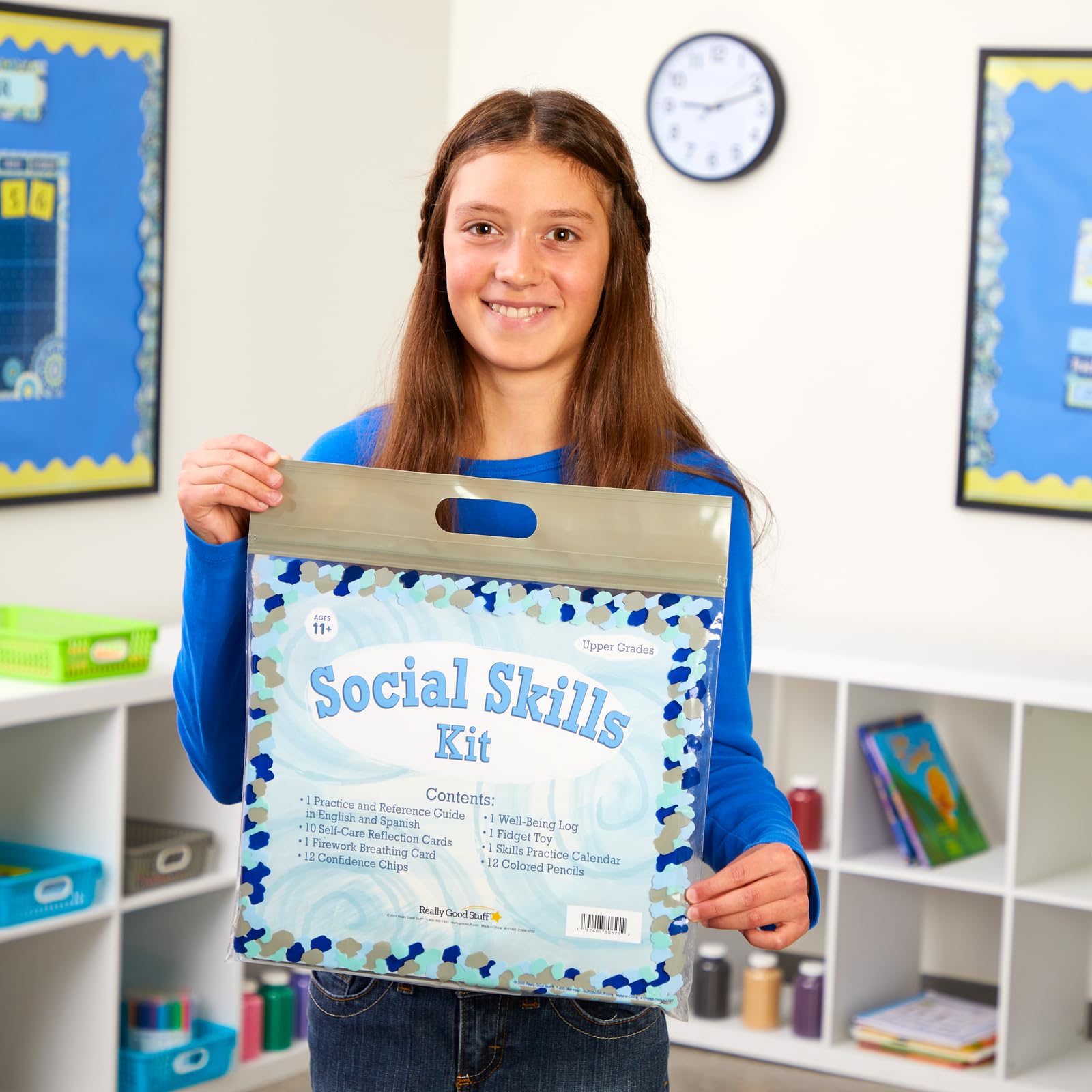 Really Good Stuff Social Skills Kit - Upper Grades - Communication and Collaboration - Social Interaction - Mental Health - Image 3