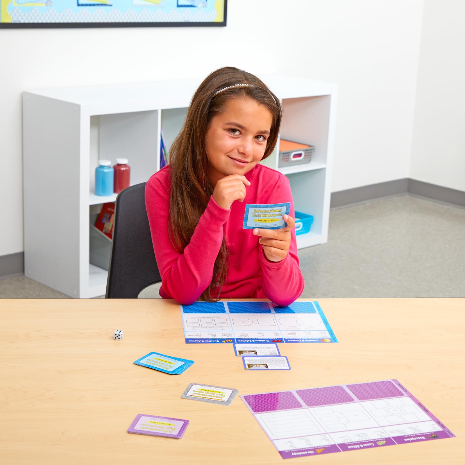 Really Good Stuff Sort, Roll, and Write Informational Text Structures Literacy Center - 1 Literacy Center - Image 3
