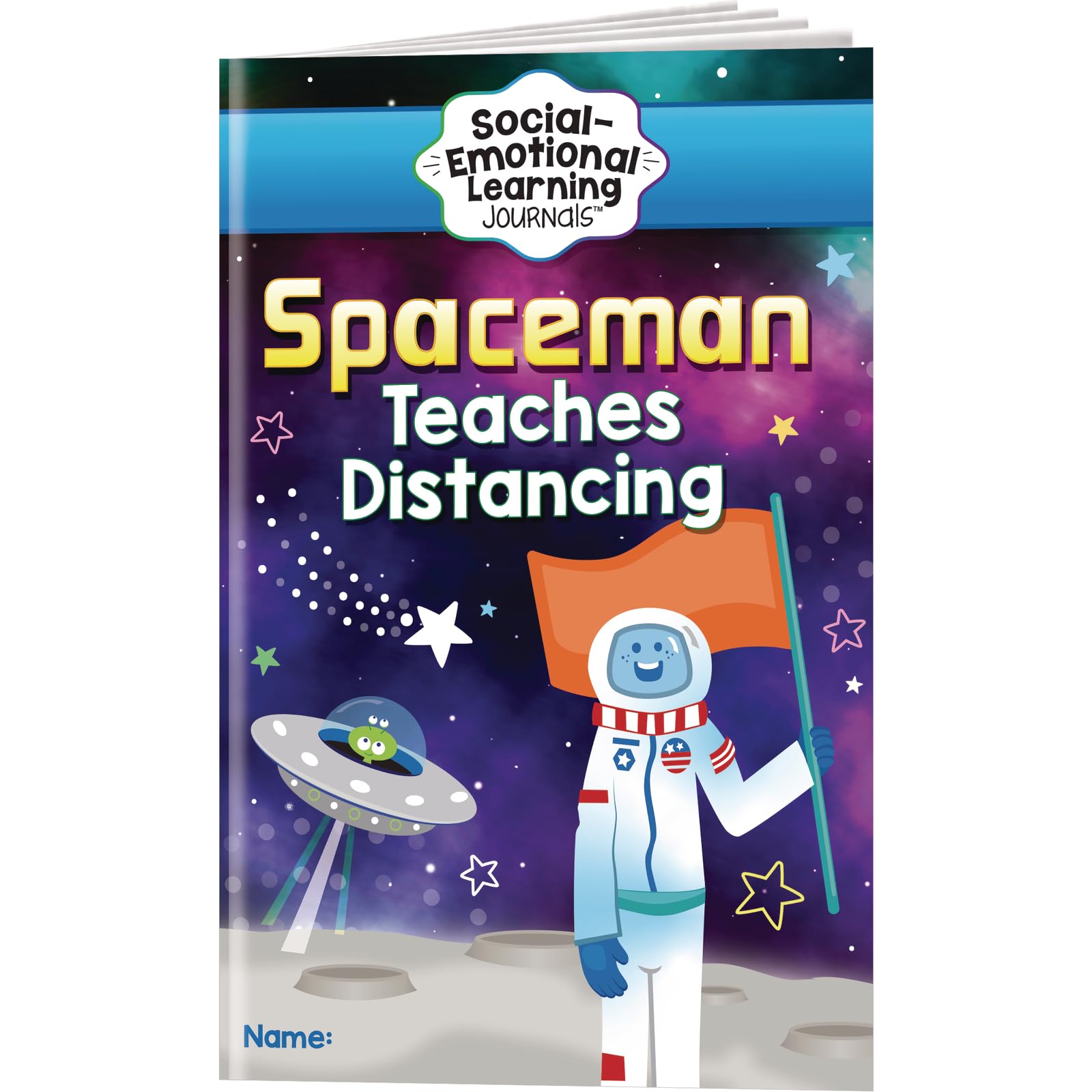 Really Good Stuff Spaceman Teaches Distancing Learning Journals - Grades 2-5