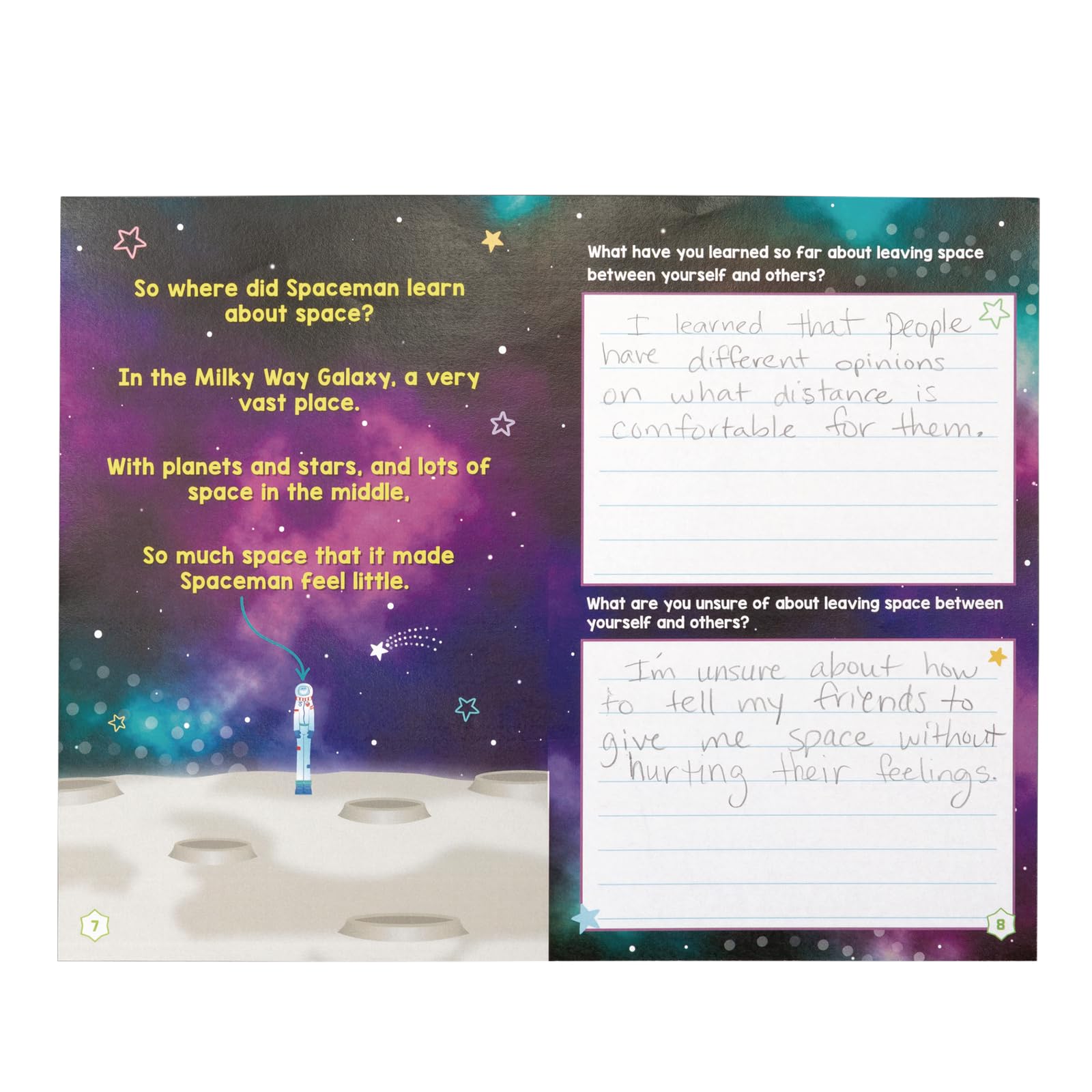 Really Good Stuff Spaceman Teaches Distancing Learning Journals - Grades 2-5 - Image 5