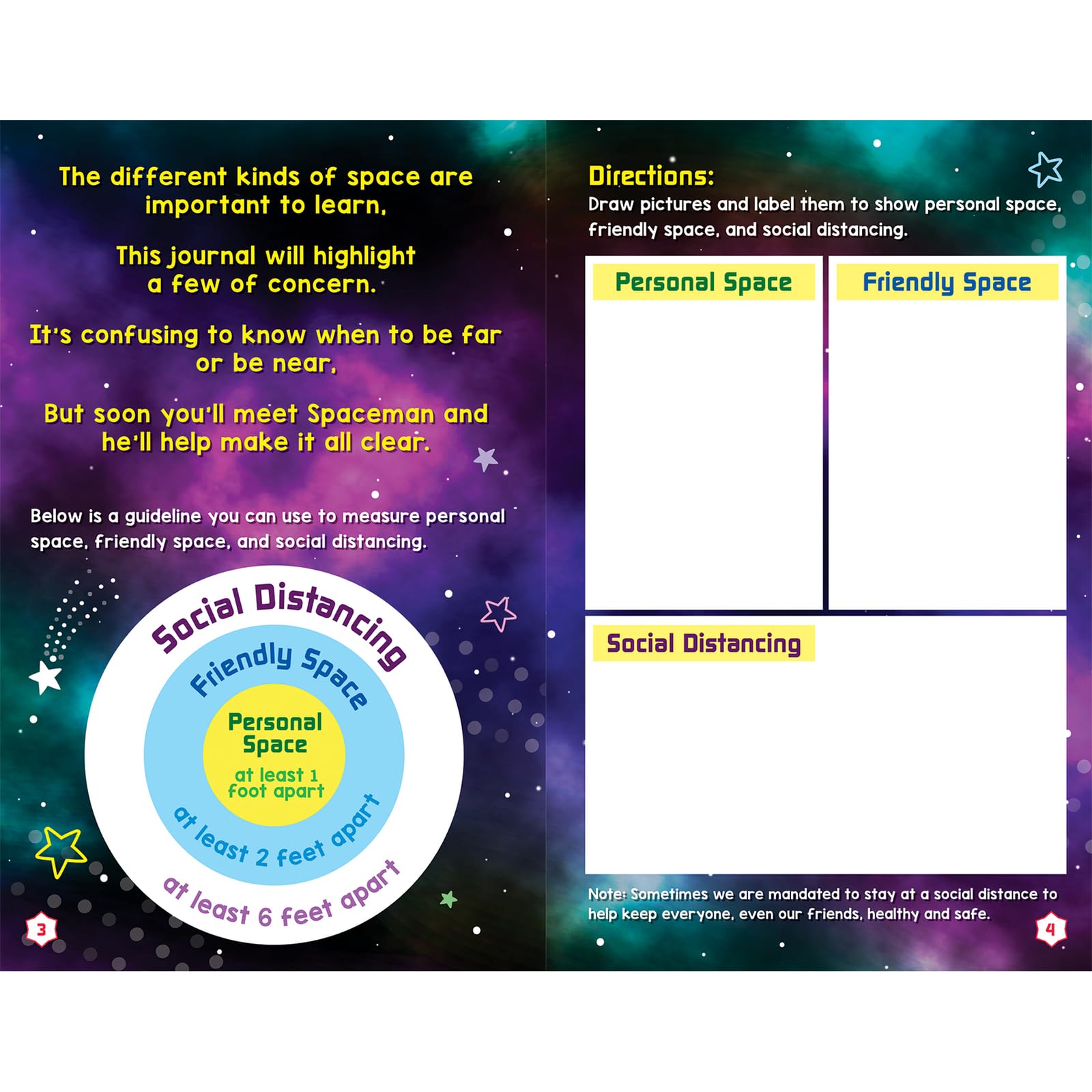 Really Good Stuff Spaceman Teaches Distancing Learning Journals - Grades 2-5 - Image 7