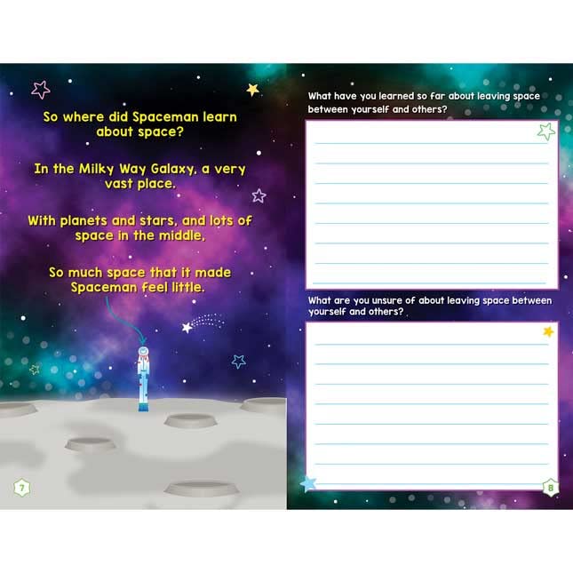 Really Good Stuff Spaceman Teaches Distancing Learning Journals - Grades 2-5 - Image 9