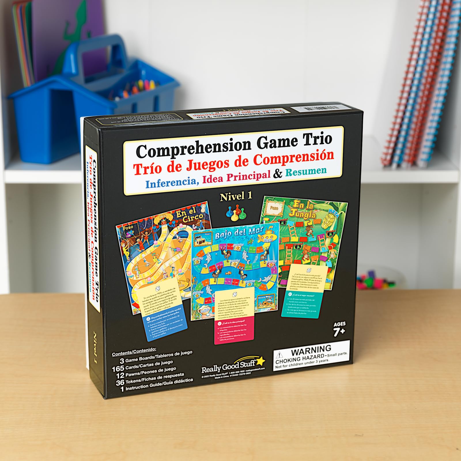 Really Good Stuff Spanish Comprehension Game Trio: Main Idea, Summary & Inference - Grades: 2-3 - Image 6