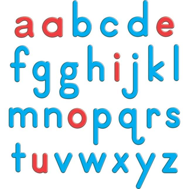 Really Good Stuff Spanish EZread Color-Coded Plastic Magnetic Letters - 92 Letters - Image 3