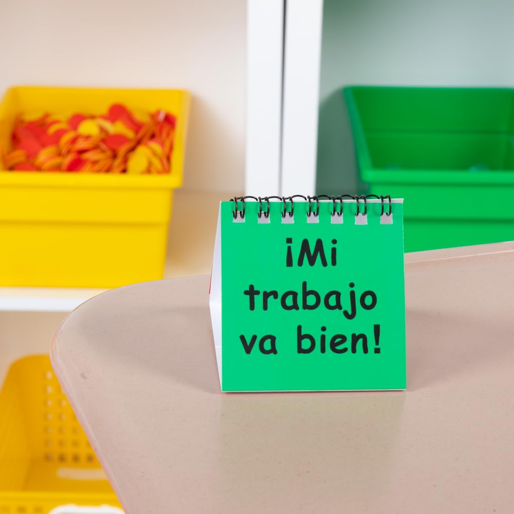 Really Good Stuff Spanish I Need Help! Mini Flip Chart Set (?Necesito ayuda! Mini Rotafolios) - Image 4