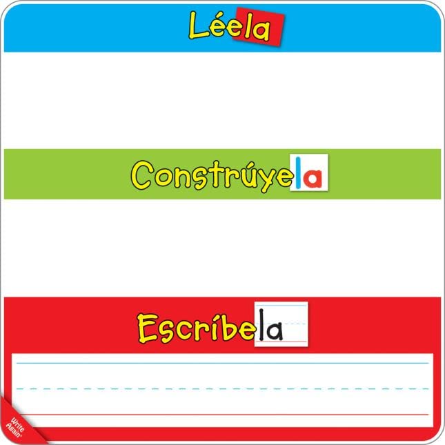 Really Good Stuff Spanish Magnetic Read, Build, and Write Boards with Magnetic High-Frequency Words and Letters Kit - 1 Multi-Item kit - Image 3