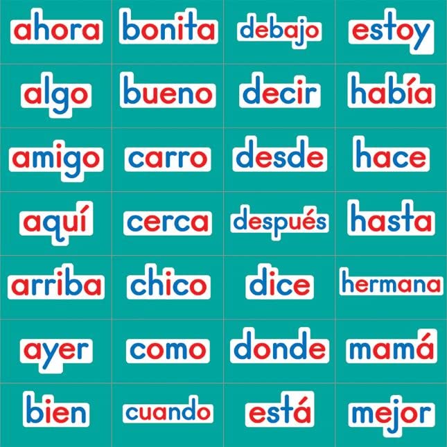 Really Good Stuff Spanish Magnetic Read, Build, and Write Boards with Magnetic High-Frequency Words and Letters Kit - 1 Multi-Item kit - Image 5