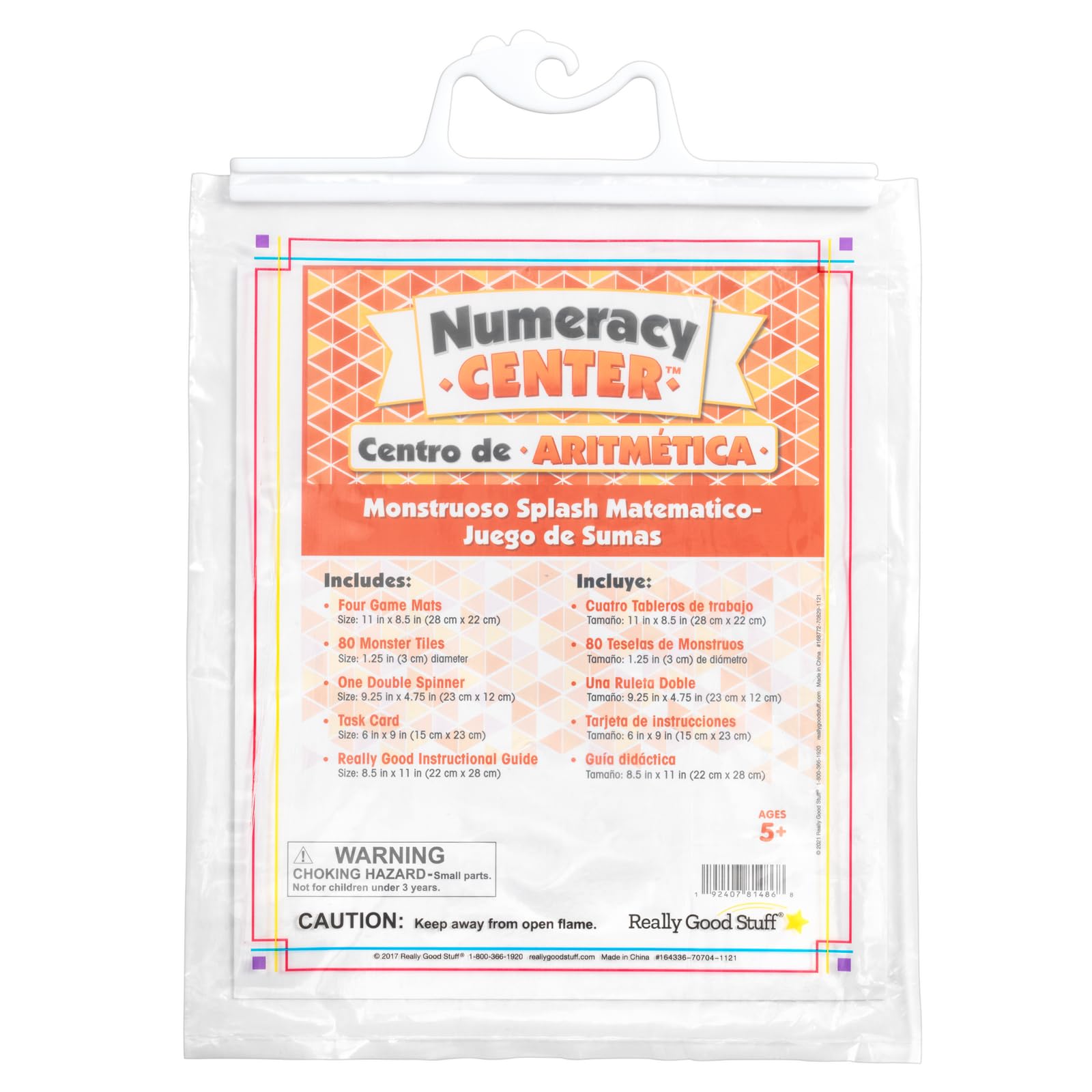Really Good Stuff Spanish Monster Math Splash - Addition Numeracy Center (Centro de Aritmetica - Juego de Sumas) - Image 3