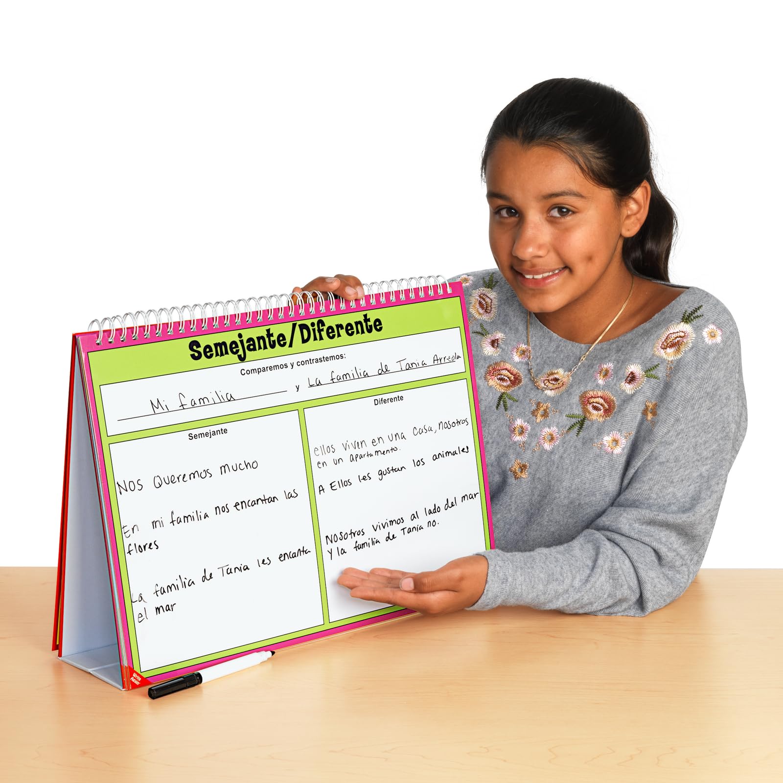 Really Good Stuff Spanish Reading Comprehension Flip Chart - 1 Chart - Image 3