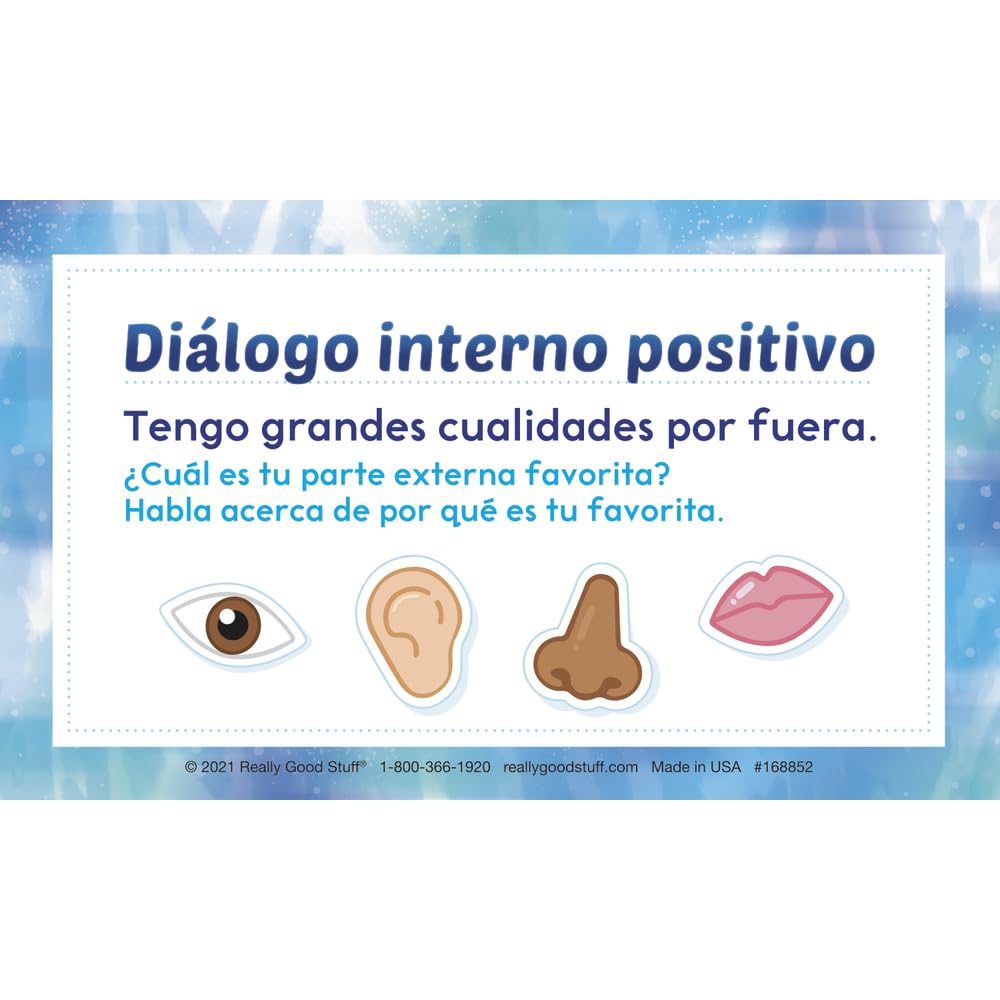 Really Good Stuff Spanish SEL Conversation Cards for Home (Tarjetas de Conversaci?n para el Hogar) - 18 Cards - Image 3