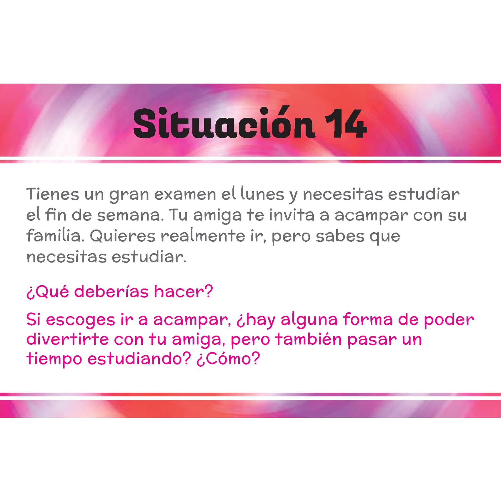 Really Good Stuff Spanish Social Skills Discussion Cards (Tarjetas de conversacion acerca de las habilidades Sociales) - 2 Cards - Image 5
