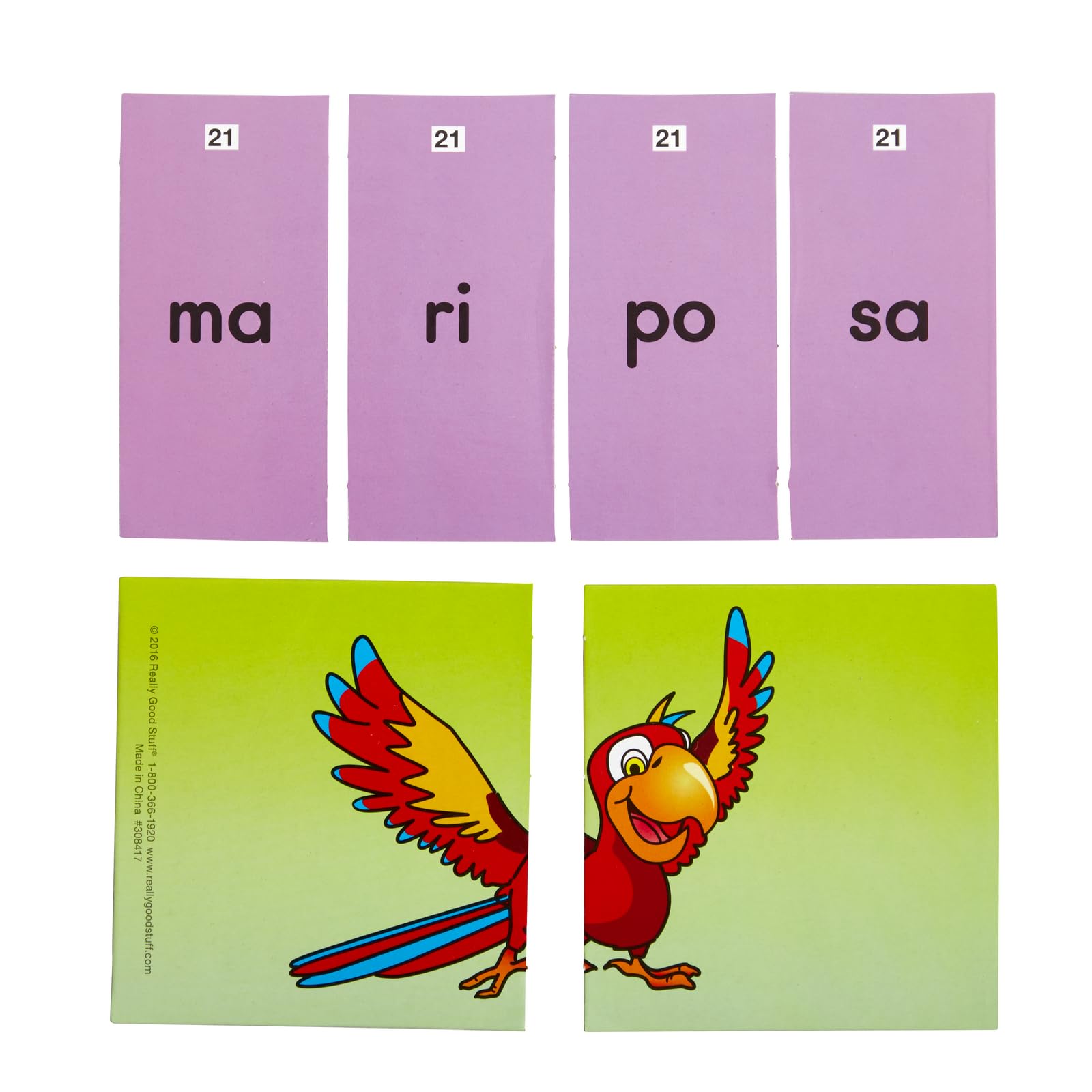 Really Good Stuff Spanish Syllable Puzzles - Image 3