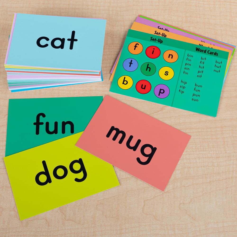 Really Good Stuff Spell and Stretch CVC Task Cards and Carpet Mark Its - Image 4