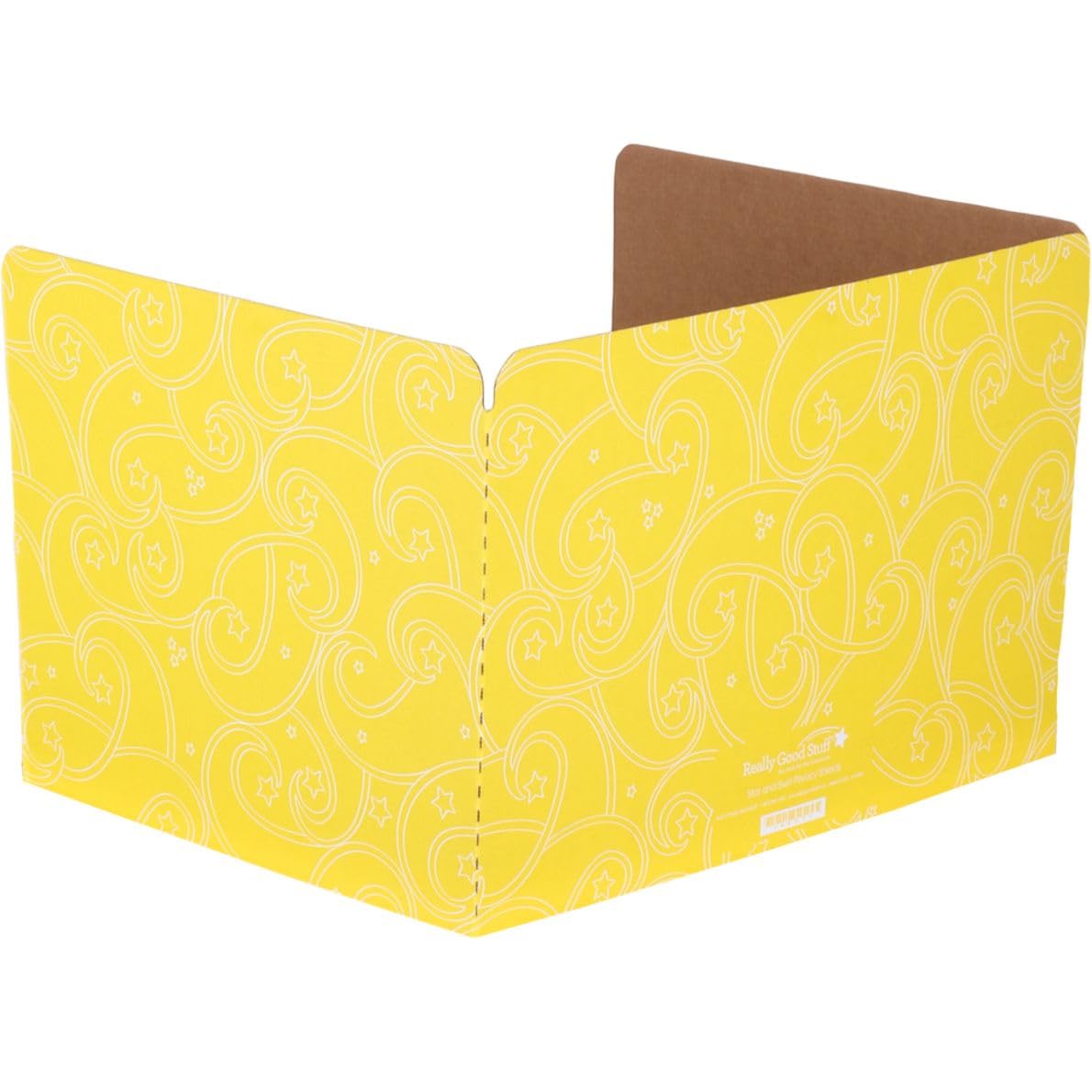 Really Good Stuff Standard Privacy Shields Set of 12 - Create a Focused Learning Environment - Color-Coded Design - Star and Swirl Matte Finish - Image 2
