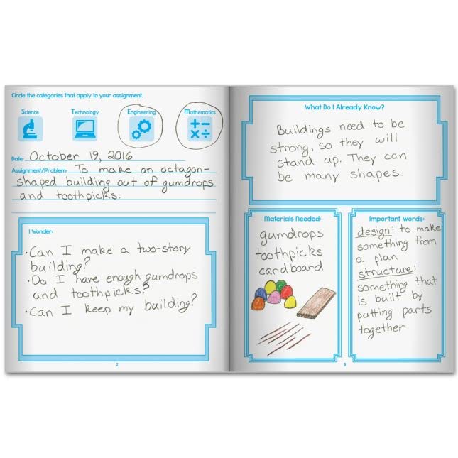 Really Good Stuff STEM Journals - Grades 2-3 - 12 journals - Image 3