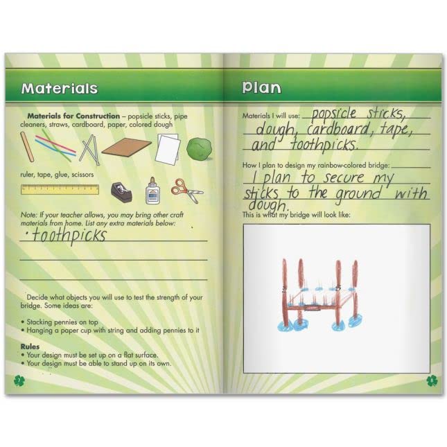 Really Good Stuff STEM Learning Journals - Leprechaun S.T.E.M. Challenge - 24 journals - Image 3