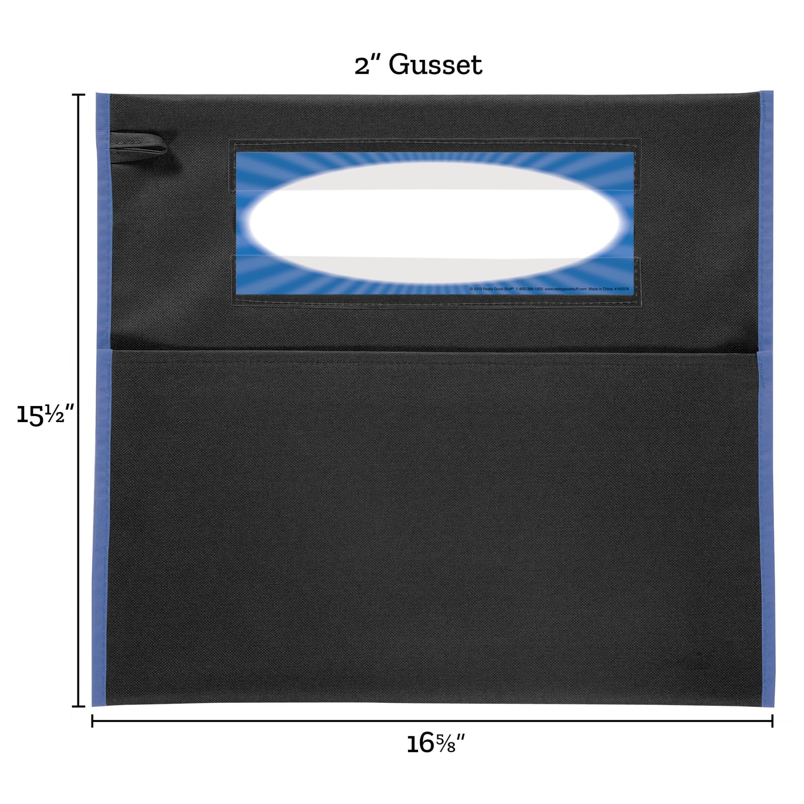 Really Good Stuff - Store More Black Grouping Chair Pockets - Set of 8 - Black & Color Accents - Classroom Essential - Pocket Chair Organizer Keeps Students Organized and Classrooms Neat - Image 4