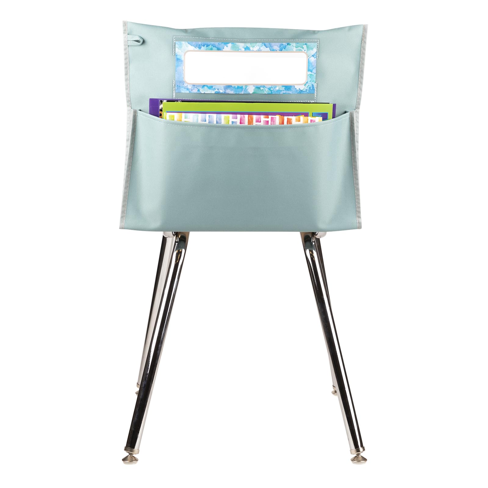 Really Good Stuff Store More Chair Pocket, Single, Water, Chairback Buddy, Classroom Chair and Seat Storage Organizer, for Students and Classroom Organization - Image 5