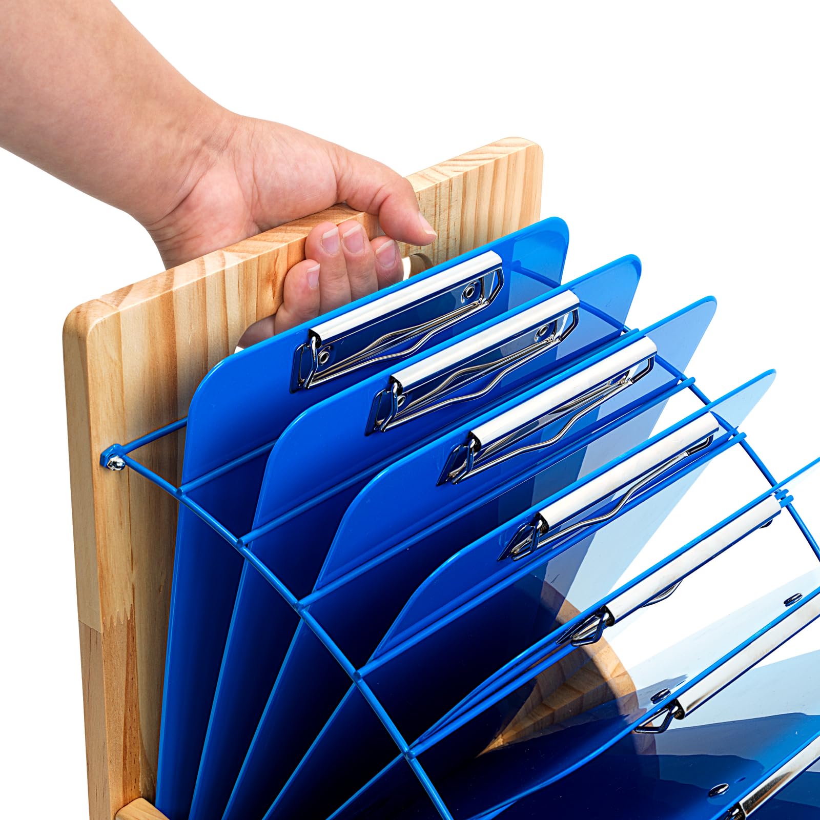 Really Good Stuff Store More Clipboard Stand - Organizational Tool, Easy Assembly, Sturdy Clipboard Holder - Teacher Supplies, Home Office Storage - Image 3