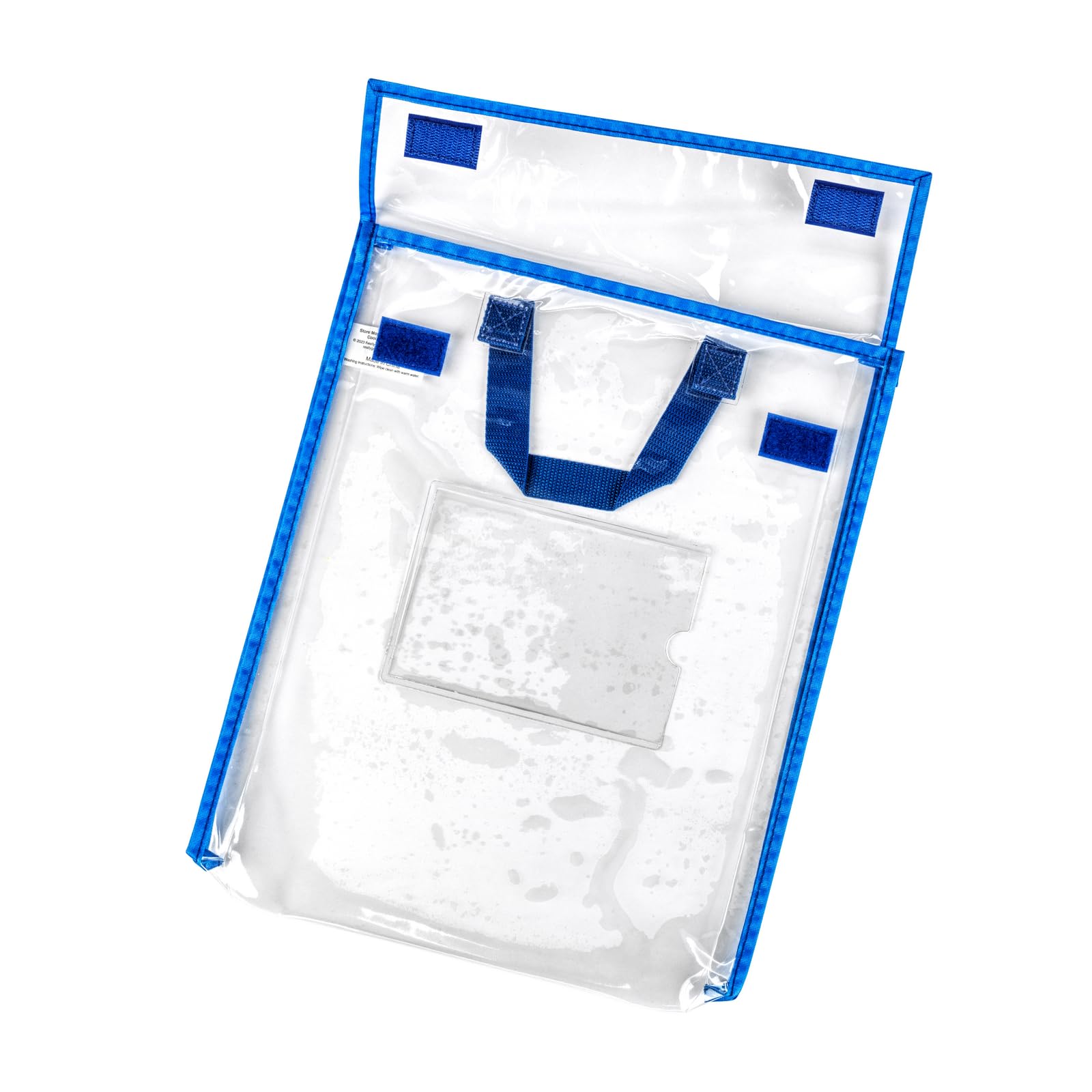 Really Good Stuff Store More Large Book Pouches, 36 Pack, Clear, Stitched-On Handle, Clear Name Tag Pocket, Durable Fabric, Water Resistant, Send Home Books and Homework - Image 6