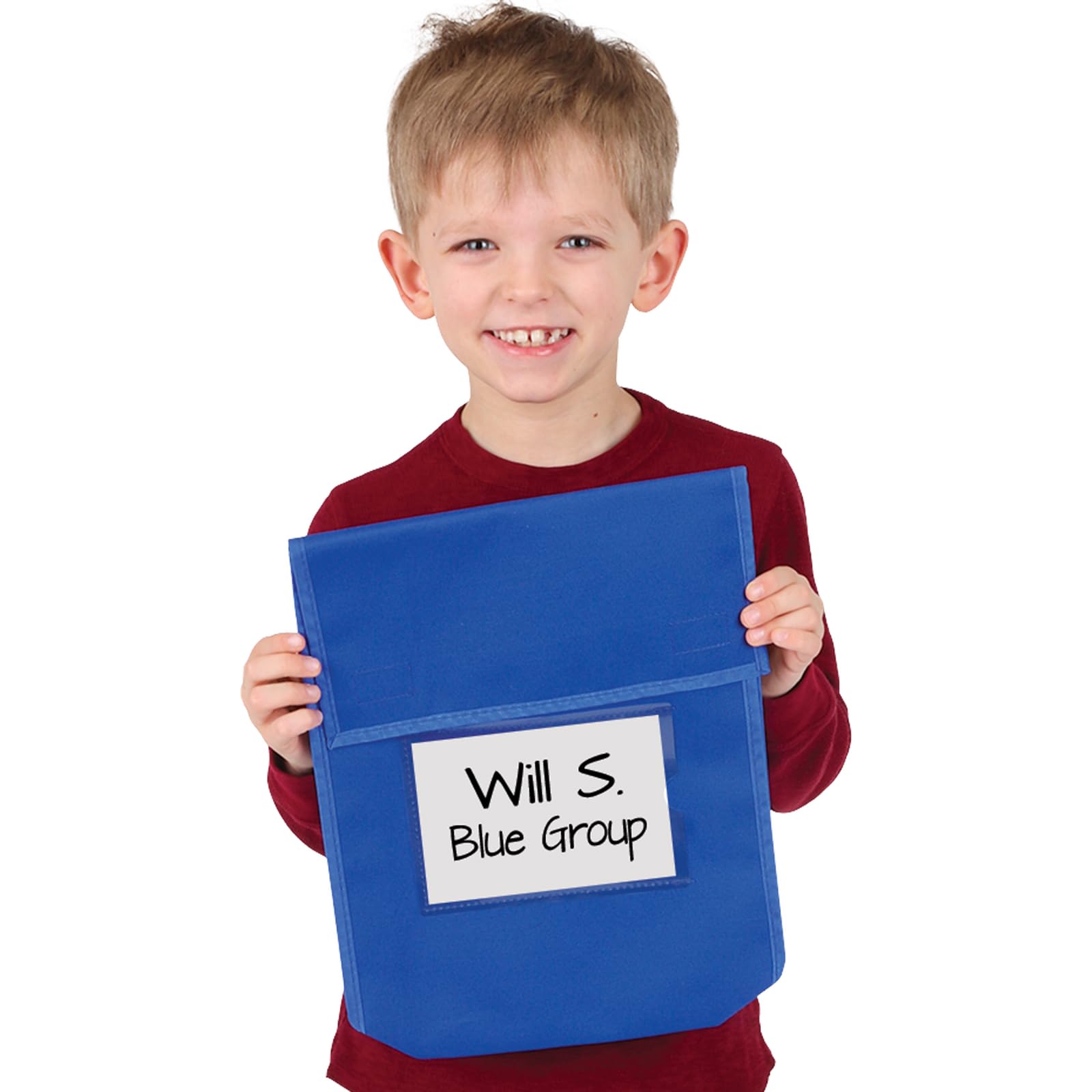 Really Good Stuff Store More Medium Book Pouches, 36 Pack, Black, Stitched-On Handle, Clear Name Tag Pocket, Durable Fabric, Water Resistant, Send Home Books and Homework - Image 3
