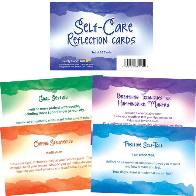 Really Good Stuff Stress Relief, Self Care, & Relaxation - Mindfulness Kit to Reflect, Recharge & Refocus - Self Care Gift for Teachers and Parents - Image 8